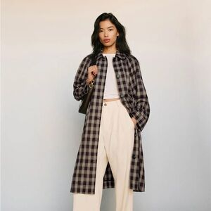 Reformation Beck Trench Brown - Size XS